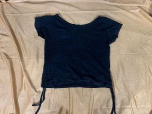 Graphic Print Cropped T-Shirt