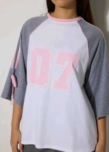 Cute Graphic Baseball Tee