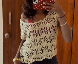 Boho Crochet cover-up