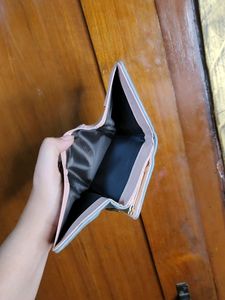 Grey leather wallet with Love design ♥️😍