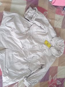 Stylish Beige Hooded Kurta