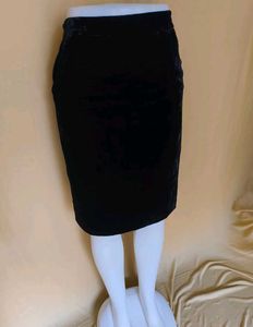 Black Velvet Skirt 😍
