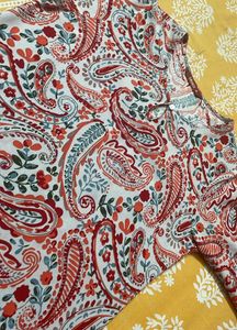 women’s Paisley Print Kurta