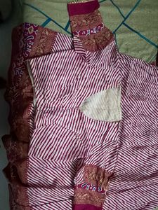 Boho Striped Ethnic lengha