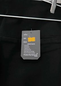 Classic Black Slim Fit Pants