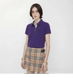 Burberry London purple Polo Shirt