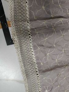 pakistani  organza lace embroided suit