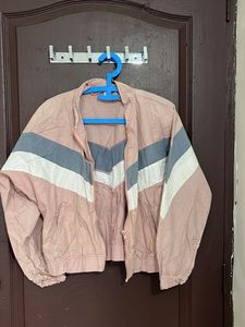 Retro Colorblock Windbreaker Jacket