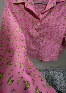Cute Floral Print Shirt