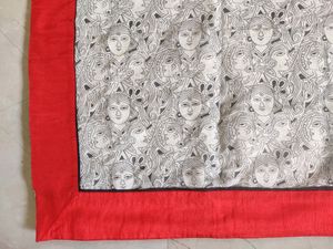 Cotton Printed With Lace Border Dupatta