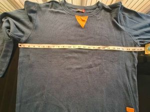 Men's Textured Teal Sweatshirt