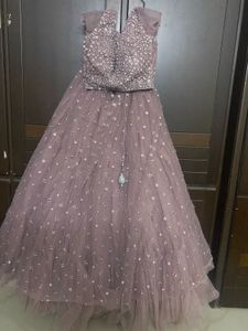 Stunning Pink Embellished Gown