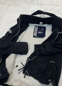 Superdry Black Hooded Jacket