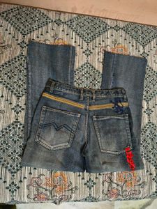 crazy y2k dragon printed bootcut pantss