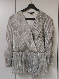 Stylish Wrap-Front Blouse