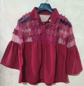 Shirt Pattern Peplum Top