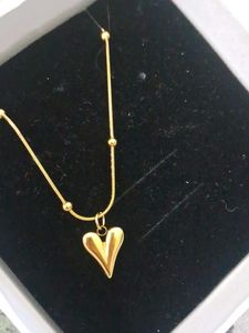 GLDN MOOD 18KT Gold Plated Heart Pendant Chain ✨️