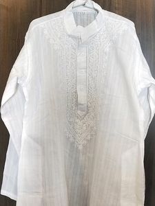 Nice Kurta With Chicken Work