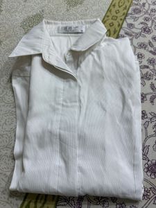 Classic White Button-Down Shirt