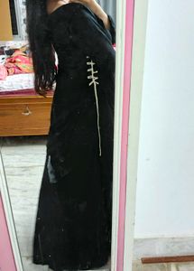 Women's Black Printed Kurti