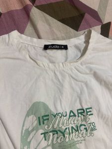 Graphic Print T-Shirt Zudio