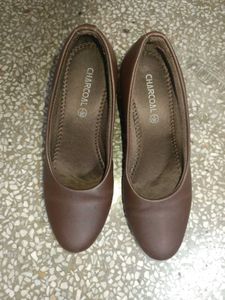 Classic Brown Block Heels