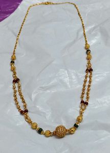 Elegant Gold Necklace with CZ Pendant