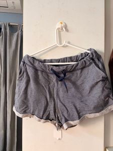 Comfortable blue-grey Lounge Shorts