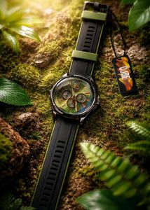 Unique Multi-Color Dial Watch