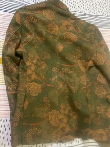 Men's Floral Nehru Jacket blazer