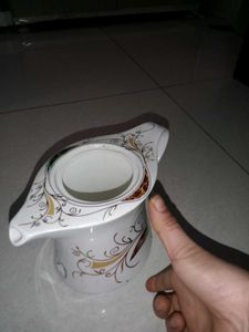 Vintage Gravy Boat with Ornate Design