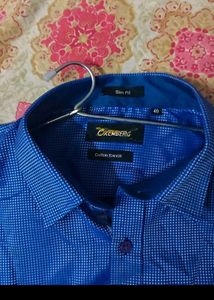 Men's Slim Fit Royal Blue Shirt