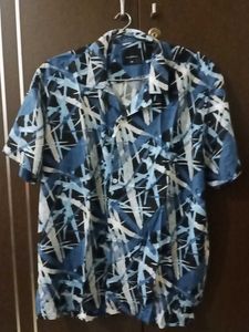 Men's Abstract Print Short Sleeve Shirt
