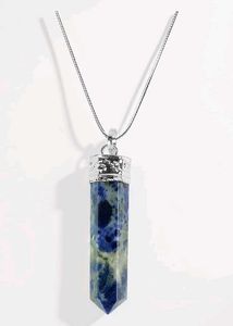 Blue sodalite moStone Pendant Necklace