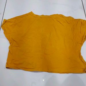 Mustard Crop Top