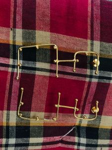 Unique Gold Toned Geometric Earrings