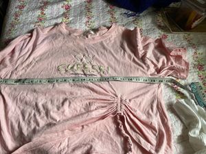 Cute Pink "Say Cheese!" Cropped Tee