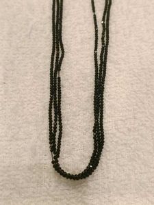 Black Beaded Necklace