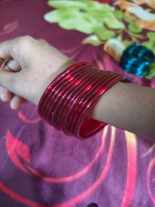 Beautiful Teal Glass Bangles