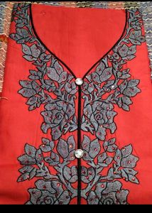 Unstitched Red Suit