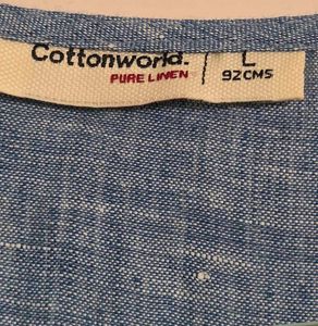 Blue Linen Shirt from Cottonworld