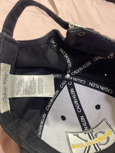 Calvin Klein Jeans Black Baseball Cap Y2k Korean