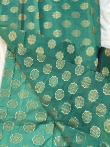 💥Chanderi Silk Fabric with Gold Motifs – 2 Meters