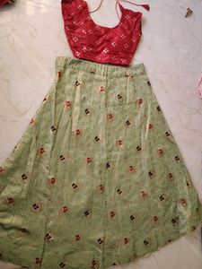 Embroidered Lehenga Choli Set