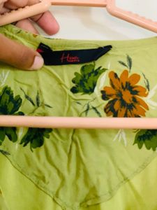 Floral Green Midi Dress