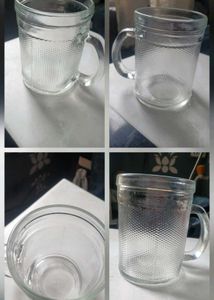Combo 2 Glass Mug With Handle