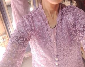 Kurta Pajama Net Jacket