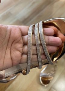 Rose Gold Wedge Heels - Brand New