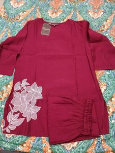 Maroon co ord set