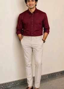 Van Heusen Men's Shirt and  oxemberg Pants Set